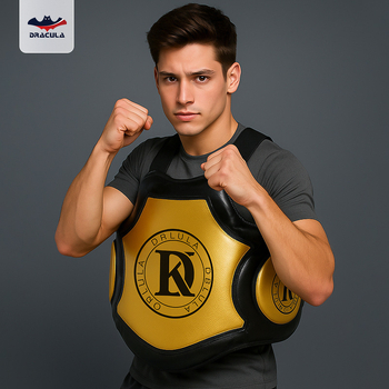 Prsni zaštitnik za borilačke vještine | Muay Thai Dracula, PU, nosivi, 1,5 kg, model HXB-001