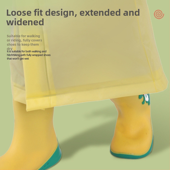 Poncho de ploaie pentru copii din EVA, stil desen animat, pentru școală și grădiniță, strat impermeabil PE