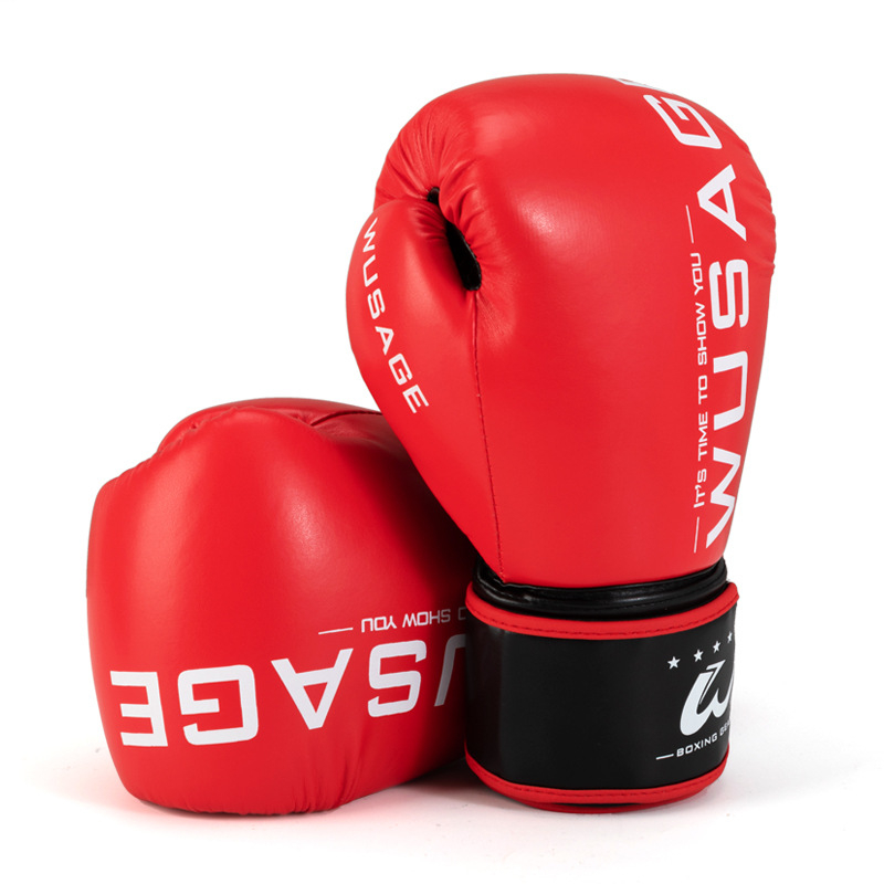 Boxerske rukavice Wusage/Sage – PU integrirana podstava, ručno šivane, 600 g, model WSR-ZM147