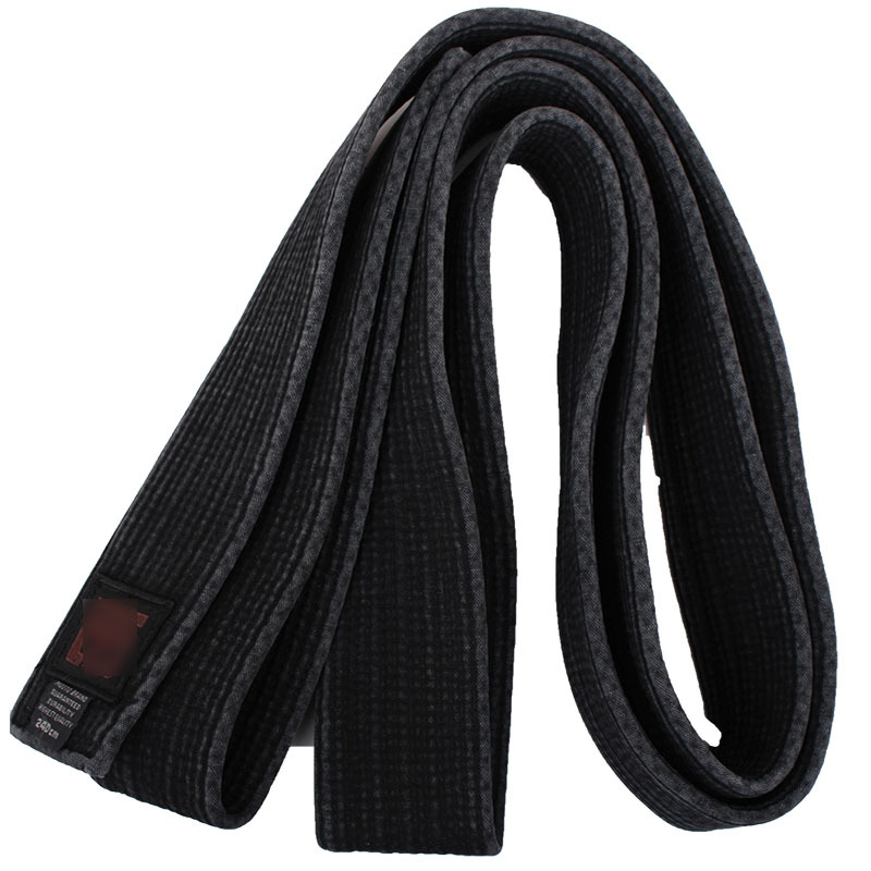 Pojas Taekwondo, 100% pamuk, izvezeni detalj, platnen završetak, razina trenara