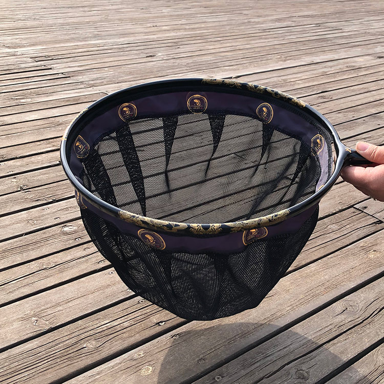 Glava mreže za ribolov s integriranim karbonsko-aluminijskim tijelom, nanometrijska mreža, nosivost 30 kg, dubina 30 cm