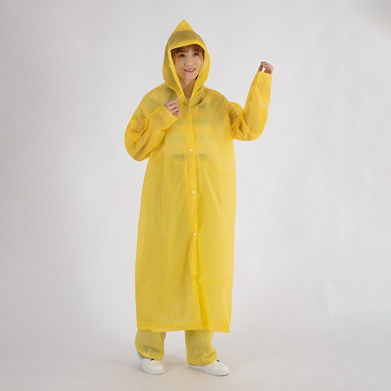 EVA hlače za kišu i kišna jakna, pojačane, višekratno upotrebljive, unisex, za planinarenje i rafting, pončo s podijeljenim dizajnom za jake kiše