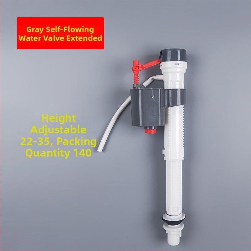 Αξεσουάρ δεξαμενής τοίχου για τουαλέτα squat – παλιομοδίτικος διπλός εισόδου/εκκένωσης βαλβίδες, πλαστικό, χειροκίνητος έλεγχος πλήρωσης