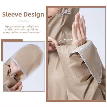 Poncho pentru vehicule electrice/motociclete pentru adulți – PVC țesătură, grosime 22 silk, strat impermeabil PU, pentru 1 persoană, stil versatil, brand Lantu Master