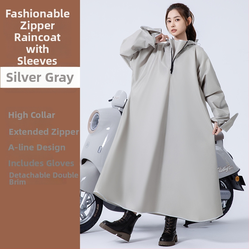 Poncho pentru vehicule electrice/motociclete pentru adulți – PVC țesătură, grosime 22 silk, strat impermeabil PU, pentru 1 persoană, stil versatil, brand Lantu Master