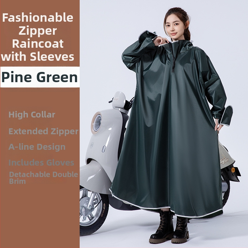 Poncho pentru vehicule electrice/motociclete pentru adulți – PVC țesătură, grosime 22 silk, strat impermeabil PU, pentru 1 persoană, stil versatil, brand Lantu Master