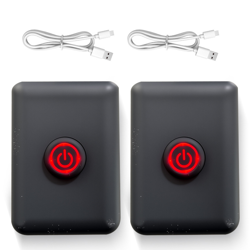 Daphne USB grijane papuče, unisex, gornji dio od velura, EVA potplat