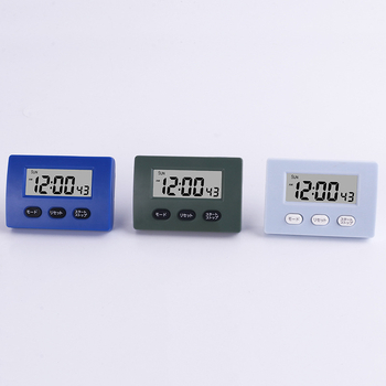 Elektronički timer s LCD zaslonom, baterijsko napajanje, plastično kućište, kronograf funkcija, pogodan za kuhinju i učenje