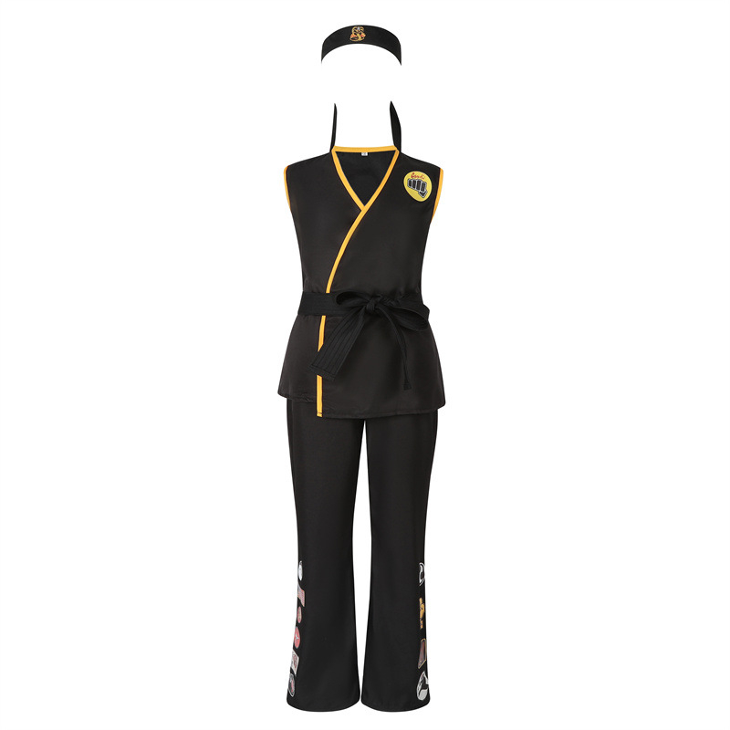 Taekwondo cosplay odijelo, unisex, mekani materijal, bez ovratnika, proljeće 2025, za djecu do 17 godina