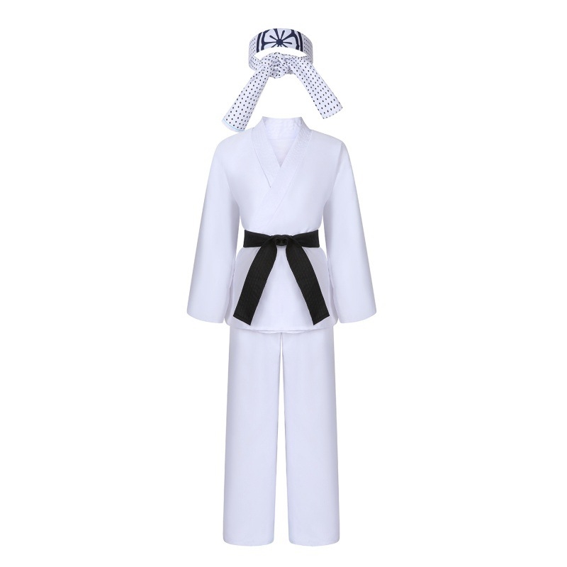 Taekwondo cosplay odijelo, unisex, mekani materijal, bez ovratnika, proljeće 2025, za djecu do 17 godina