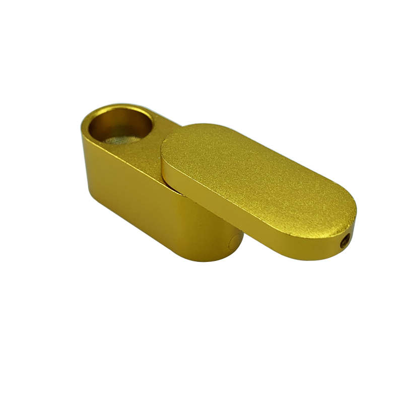 Nova kreativna mini sklopiva metalna fajka s dvostrukim slojem šarene aluminijske legure