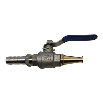 Pistol de pulverizare cu robinet cu bilă din oțel inoxidabil, cap de duză din cupru/otel inoxidabil, mâner din fier, rază de pulverizare 3 m, greutate 260 g