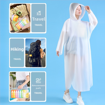 Pelerină de ploaie de unică folosință, poncho pentru drumeții, material PE, 1.2 silk, 30 g