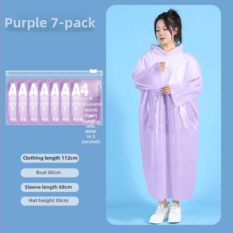 Pelerină de ploaie de unică folosință, poncho pentru drumeții, material PE, 1.2 silk, 30 g