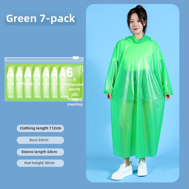 Pelerină de ploaie de unică folosință, poncho pentru drumeții, material PE, 1.2 silk, 30 g