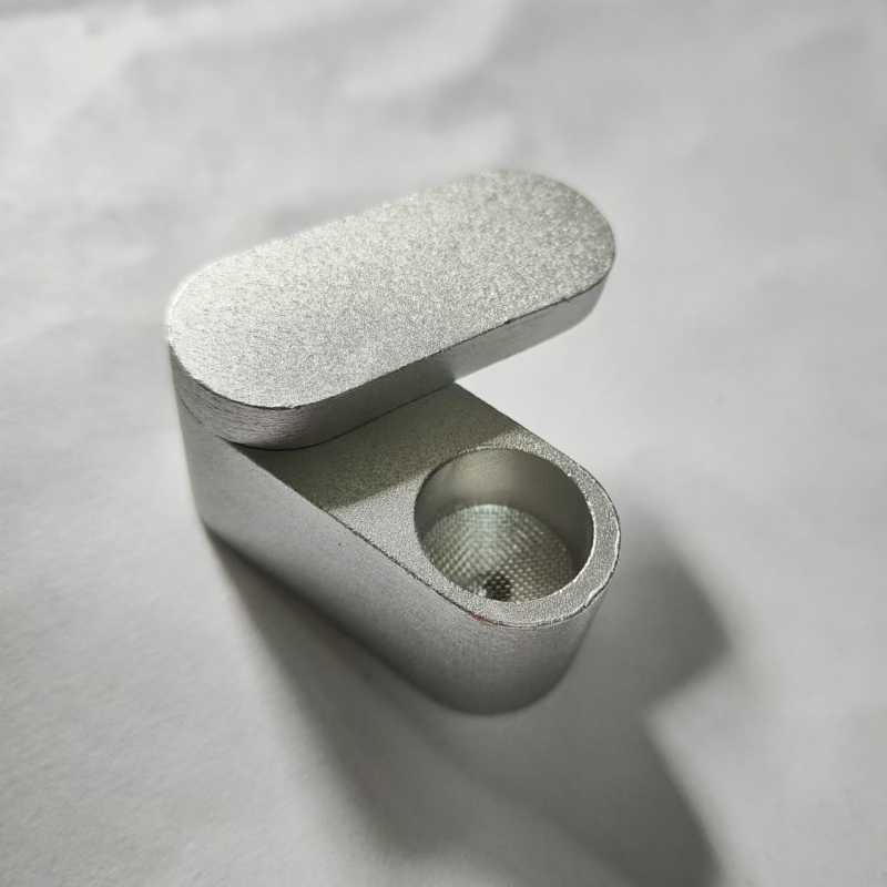 Fém pipa dupla rétegű forgó mechanizmussal, kézben tartható, hordozható