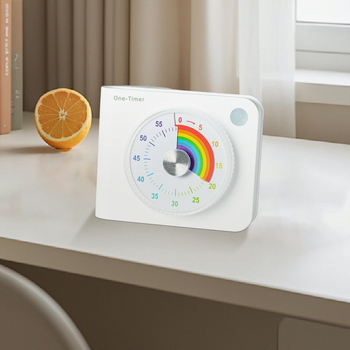 Timer vizual silențios pentru elevi, instrument de autodisciplină pentru învățare, carcasă ABS pătrată; afișaj: indicator + cifre; mișcare: electronică; caracteristici: ceas cu dinți, ceas răsucit