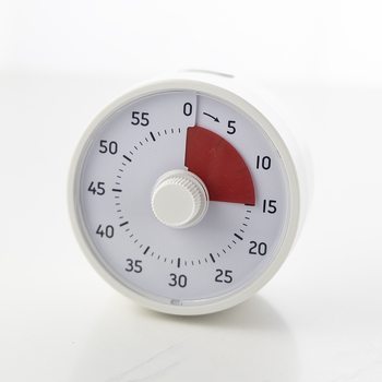 Tanuláshoz vizuális időmérő — kvarc mozgás, digitális kijelző, ABS ház, négyzetes dizájn, akkumulátoros működés, riasztás