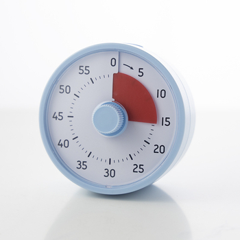 Tanuláshoz vizuális időmérő — kvarc mozgás, digitális kijelző, ABS ház, négyzetes dizájn, akkumulátoros működés, riasztás