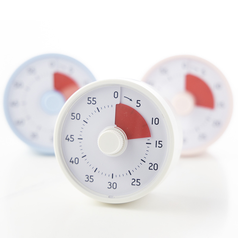 Tanuláshoz vizuális időmérő — kvarc mozgás, digitális kijelző, ABS ház, négyzetes dizájn, akkumulátoros működés, riasztás