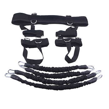 Saiaoty bokszedző ellenállásos kötéllel a lábak edzéséhez és Taekwondo beltéri fitnesshez