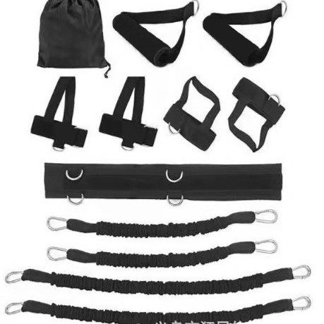 Saiaoty bokszedző ellenállásos kötéllel a lábak edzéséhez és Taekwondo beltéri fitnesshez