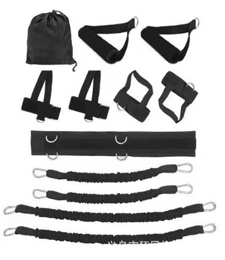 Saiaoty bokszedző ellenállásos kötéllel a lábak edzéséhez és Taekwondo beltéri fitnesshez