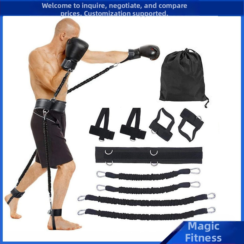 Saiaoty boxovací tréner s odporovým lanom na tréning nô a Taekwondo vnútorné fitnes