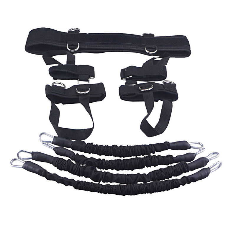 Saiaoty bokszedző ellenállásos kötéllel a lábak edzéséhez és Taekwondo beltéri fitnesshez