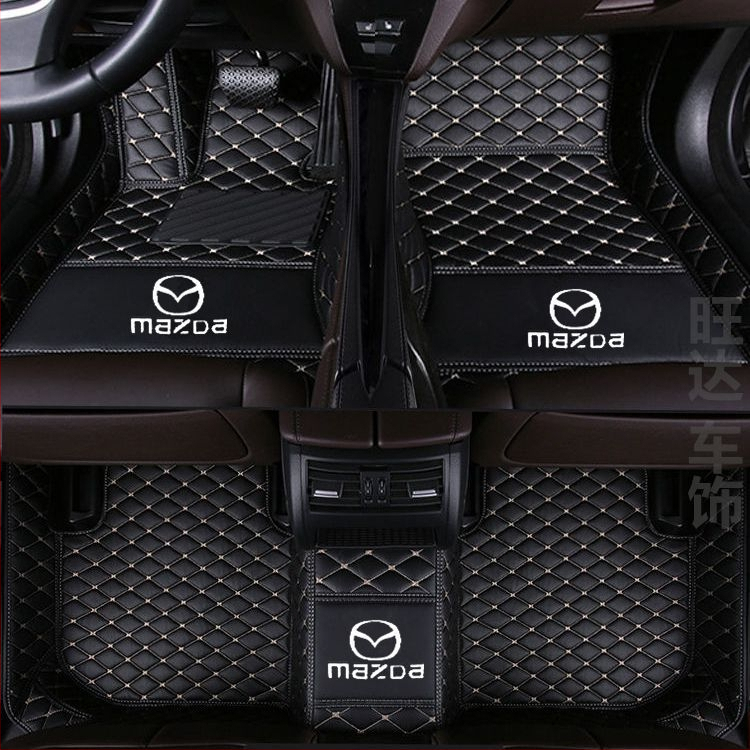 Mazda úplné pokrytie autokobercov pre CX-3, CX-4, CX-5, CX-7 a CX-8; Materiál: TPE+XPE s protišmykom; Hmotnosť: 5 kg; Značka: Dawn; Štýl podložiek na nohy: kožené.
