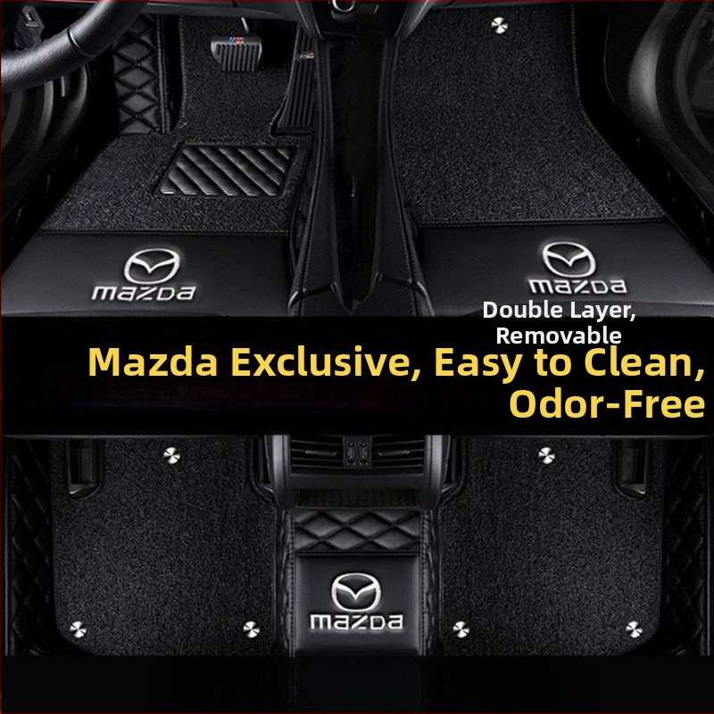 Mazda úplné pokrytie autokobercov pre CX-3, CX-4, CX-5, CX-7 a CX-8; Materiál: TPE+XPE s protišmykom; Hmotnosť: 5 kg; Značka: Dawn; Štýl podložiek na nohy: kožené.
