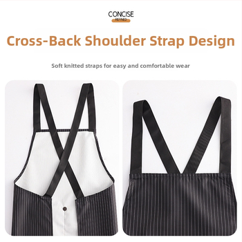 Ποδιά χωρίς μανίκια, αδιάβροχη, πολυεστέρα, μοντέρνος μινιμαλιστικός σχεδιασμός για την κουζίνα