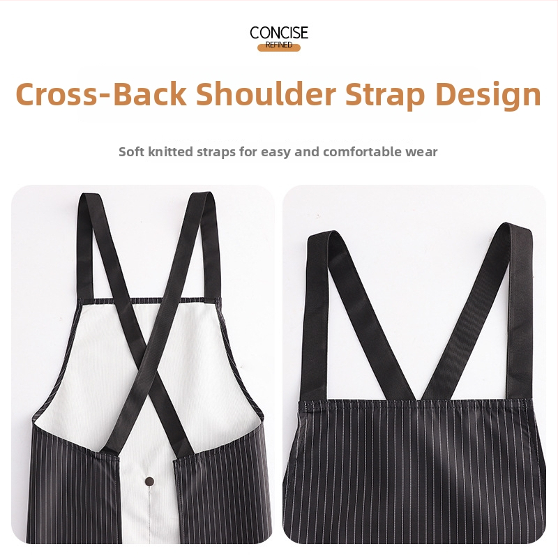 Ποδιά χωρίς μανίκια, αδιάβροχη, πολυεστέρα, μοντέρνος μινιμαλιστικός σχεδιασμός για την κουζίνα