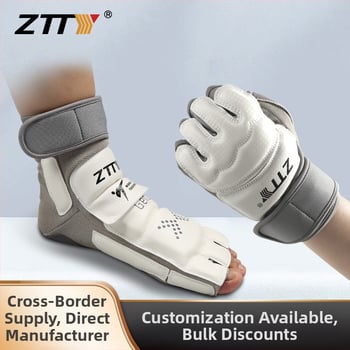 Ztty Протектори за ръце и крака за таеквондо с дланова защита – полиестерно влакно, универсална употреба, за тренировки таеквондо