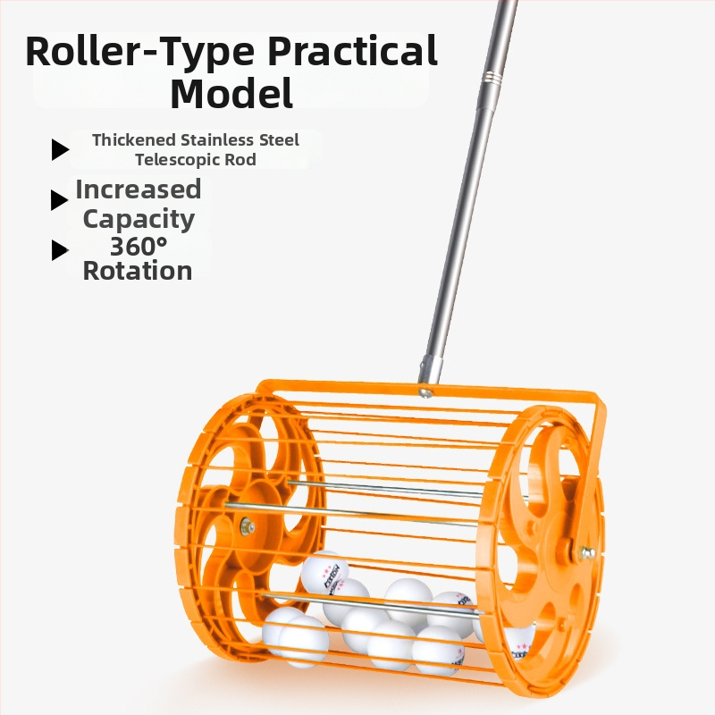 Meishulong automatický zberač loptičiek na stolný tenis s výsuvným mechanizmom, pohyblivým koliesovým košom na zber a tréningovou zásobou