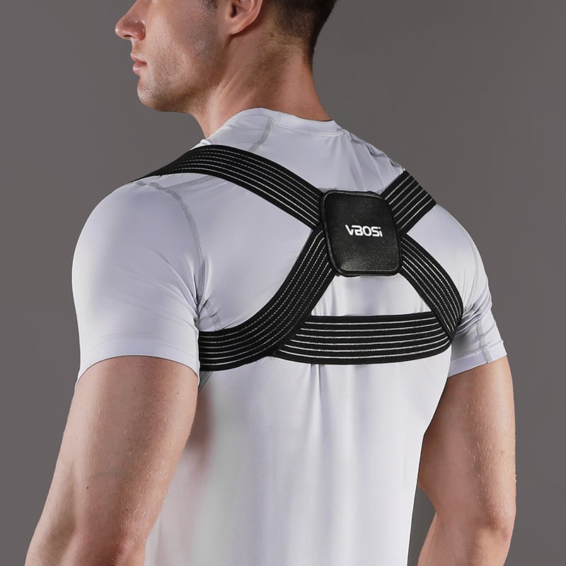 VBOSI Ζώνη Διόρθωσης Στάσης για Ενήλικες – Ρυθμιζόμενη Υποστήριξη Πλάτης, Πολυεστερικό Ίνα, Προστασία Ωμών