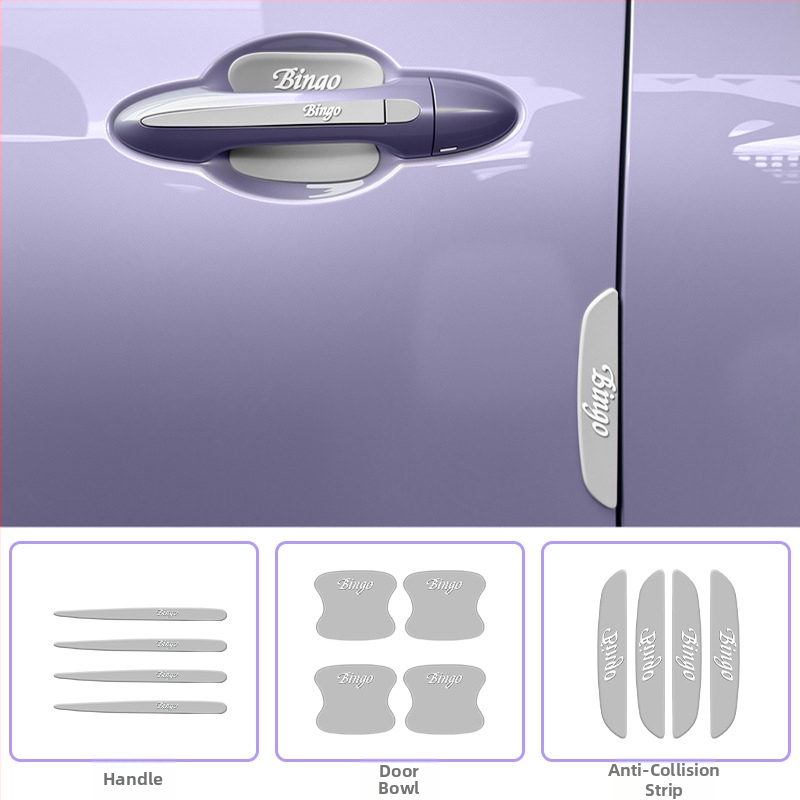Ochranný film na klučku dverí auta pre Sm-Wuling Bingo – proti škrabaniu, dekoratívny, ochrana laku