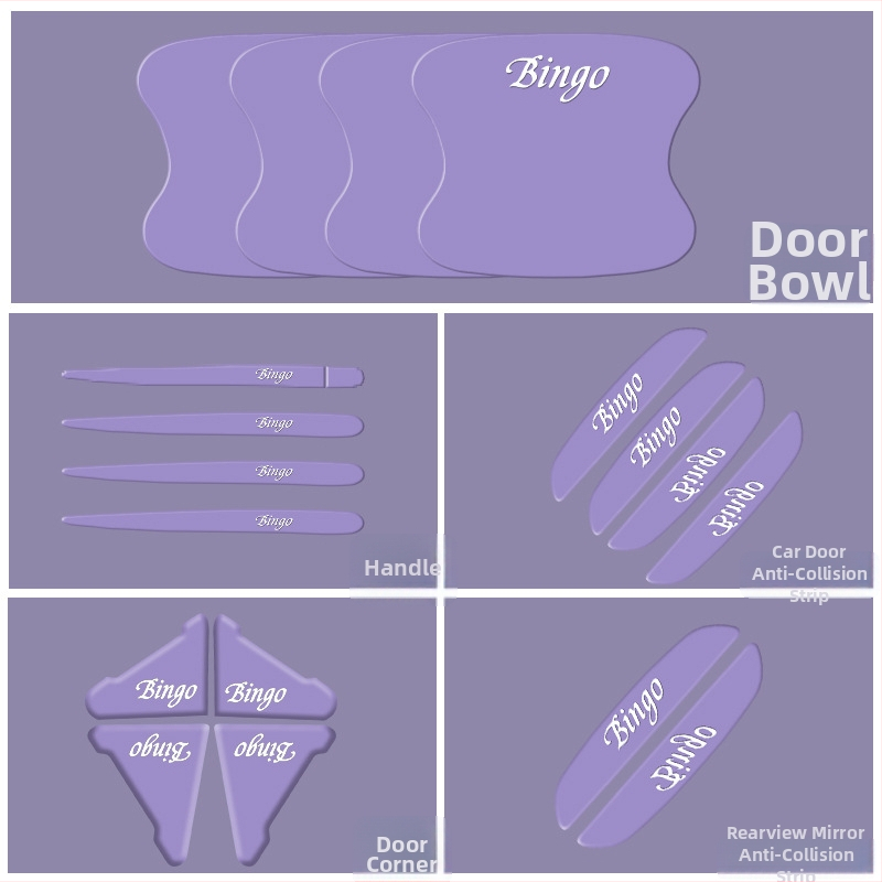 Ochranný film na klučku dverí auta pre Sm-Wuling Bingo – proti škrabaniu, dekoratívny, ochrana laku