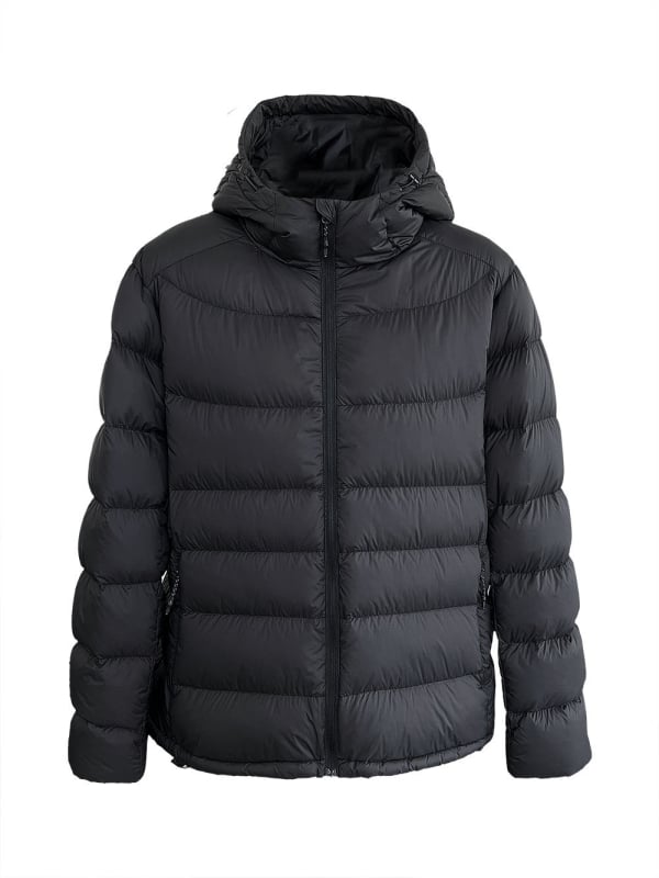 Γυναικείο μπουφάν με πούπουλο από λευκή πάπια – Slim fit, κουκούλα, φερμουάρ, περιεκτικότητα πούπουλου 86–90%