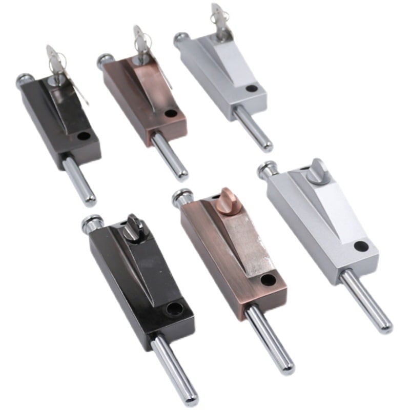 Forgóajtó zár keret ajtókhoz, alumínium ötvözet, spray bevonat, modern egyszerű stílus