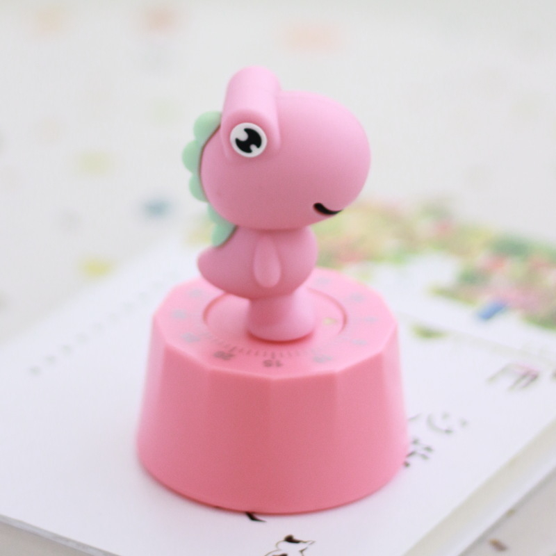 Dino tajmer odbrojavanja za djecu s digitalnim zaslonom, mehanički pogon, alarm, ABS kućište
