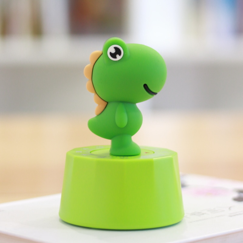 Dino tajmer odbrojavanja za djecu s digitalnim zaslonom, mehanički pogon, alarm, ABS kućište