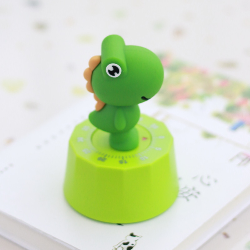 Dino tajmer odbrojavanja za djecu s digitalnim zaslonom, mehanički pogon, alarm, ABS kućište