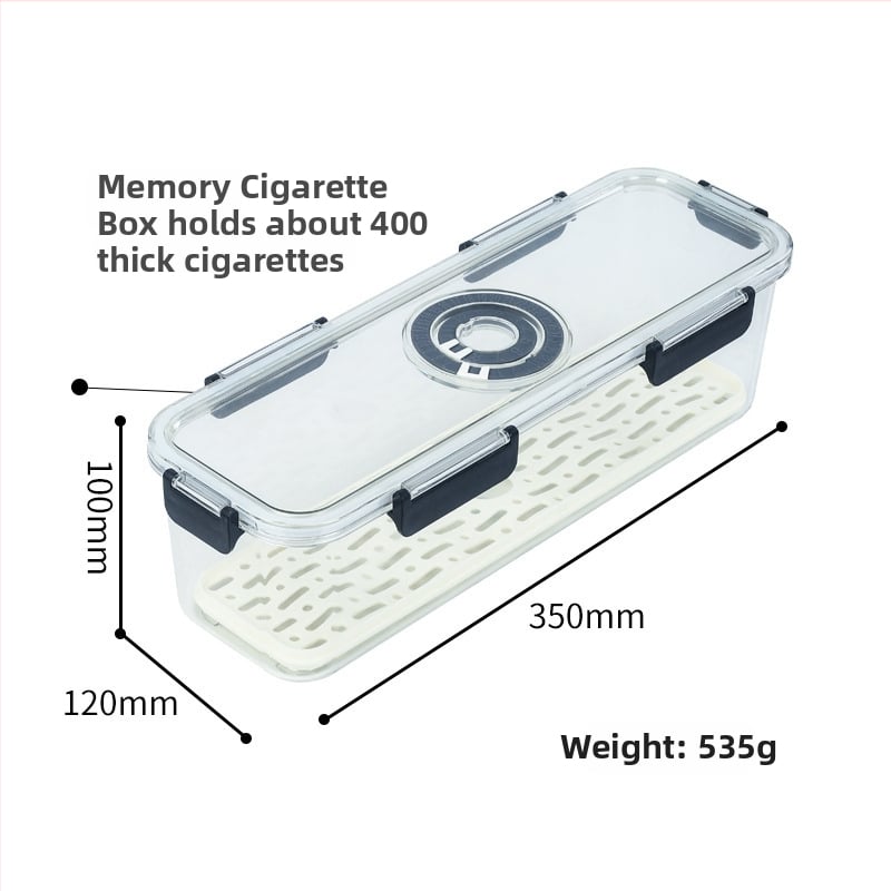 Πλαστικό κουτί για τσιγάρα, σφραγισμένο, μεγάλη χωρητικότητα (300 τσιγάρα), επαναχρησιμοποιούμενο, δυνατότητα εκτύπωσης λογότυπου, προσαρμογή