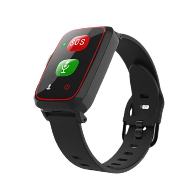 Chytrý náramok pre seniorov so GPS lokalizáciou, monitorovaním srdcového tepu a saturácie kyslíkom v krvi, krokomer, 4G SIM karta