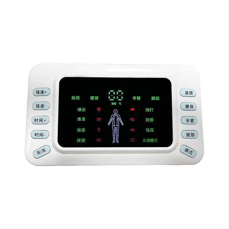 Φυσικοθεραπευτικό μασάζ με παλμούς μέσης συχνότητας για αυχένα, μέση, γοφούς, πόδια και ολόκληρο σώμα· επαναφορτιζόμενο με USB, μοντέλο HZKJ-908, βάρος 300 g