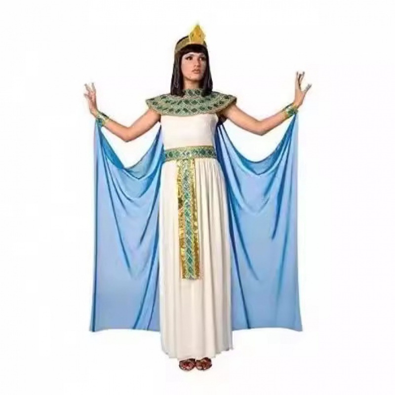 Cosplay kostim Kleopatre za scenske nastupe, ženski, poliester; glavni materijal 80–90% poliester, drugi materijal 70–80% poliester, proljeće 2025
