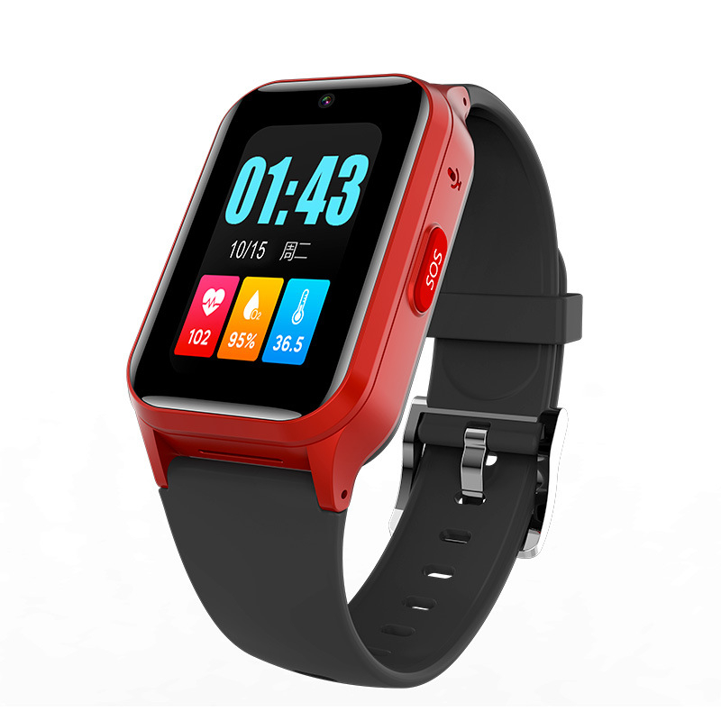 Ceas inteligent cu poziționare GPS, monitorizare tensiune arterială și ritm cardiac, ecran TFT rezistent la apă, încărcare USB, rază de peste 10 m