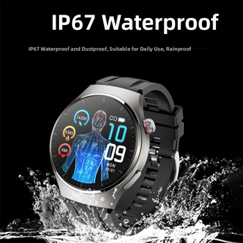 Brățară inteligentă cu monitorizare neinvazivă în timp real a glicemiei, tensiunii arteriale și lipidelor; rezistență la apă 50 m; carcasă din aliaj de aluminiu; curea din silicon; afișaj TFT