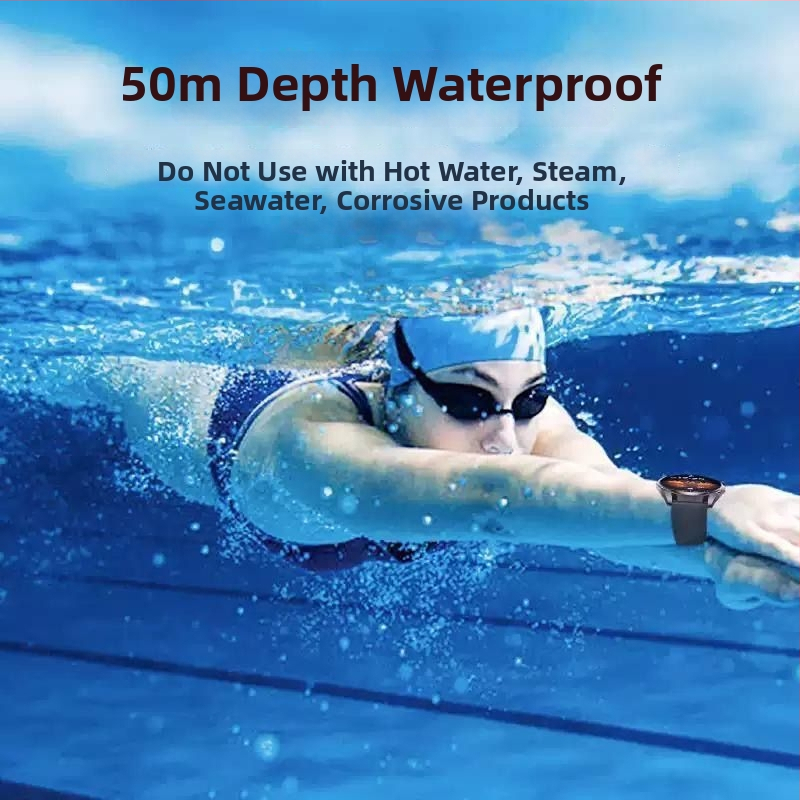 Brățară inteligentă cu monitorizare neinvazivă în timp real a glicemiei, tensiunii arteriale și lipidelor; rezistență la apă 50 m; carcasă din aliaj de aluminiu; curea din silicon; afișaj TFT